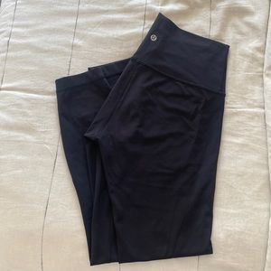 Lululemon 25” Wunder Under Black Leggings